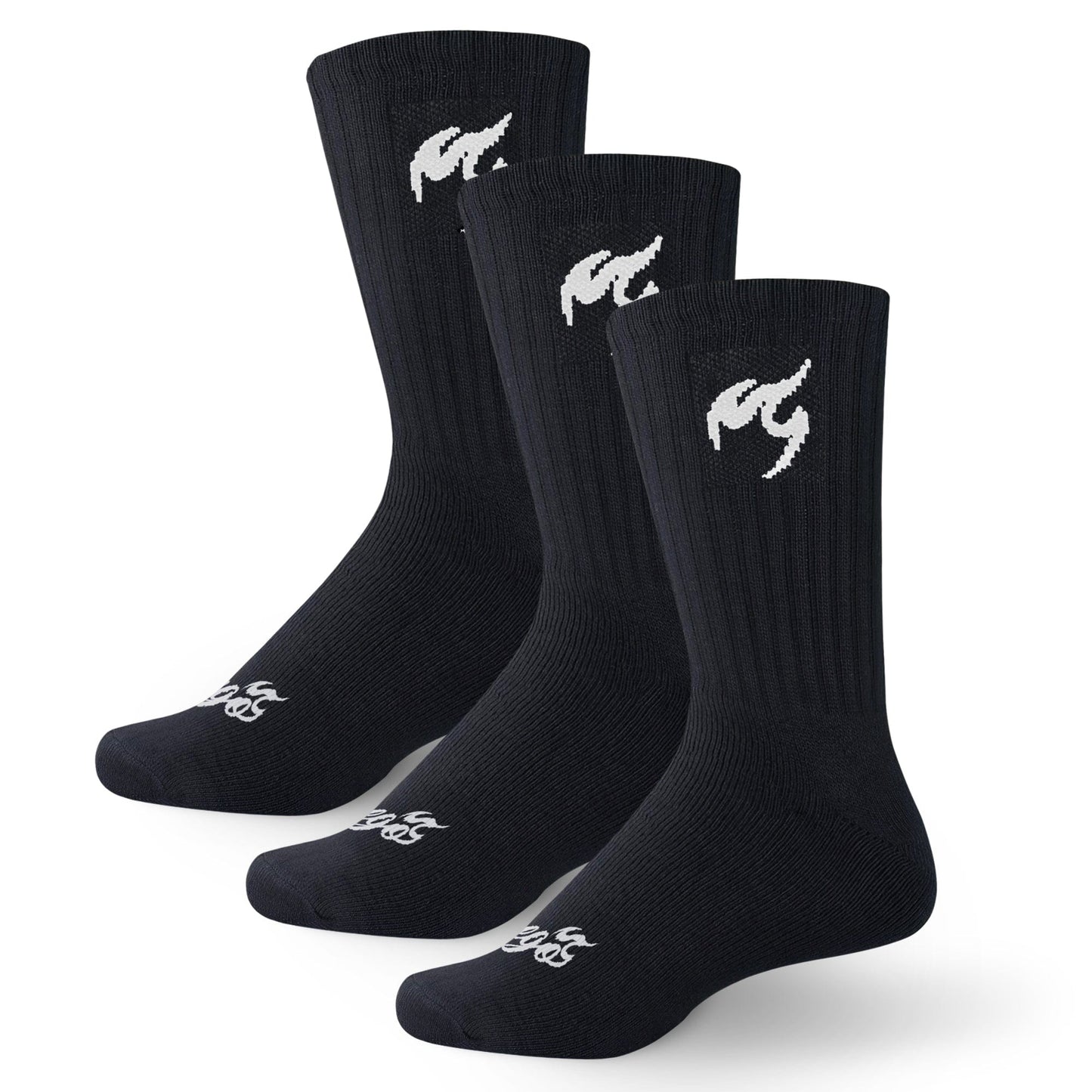 Fuego, Inc. Socks Crew Socks | White (3-pair)