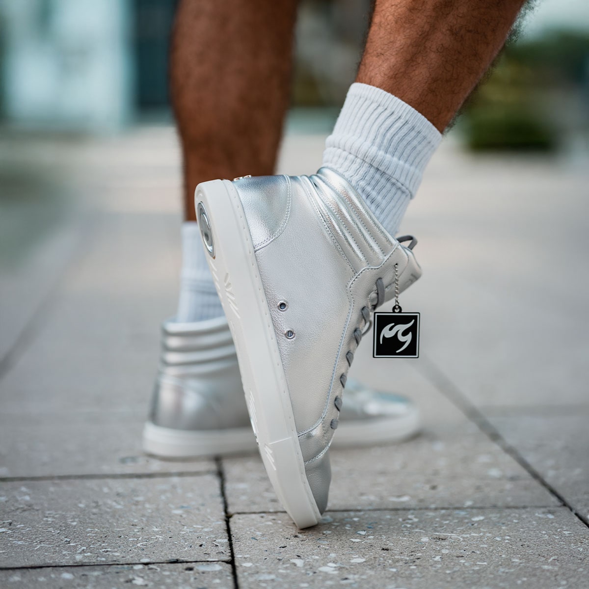 Silver | High-top