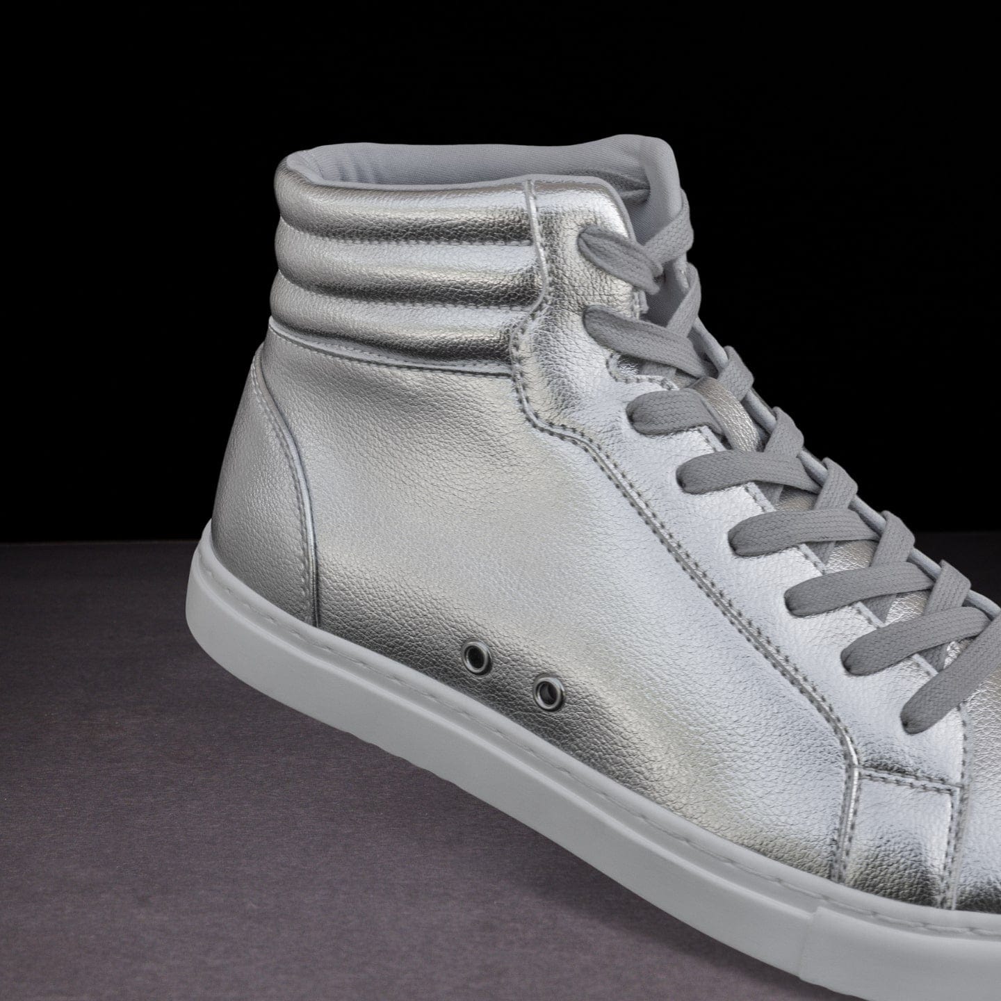 Fuego Shoes Silver | High-top